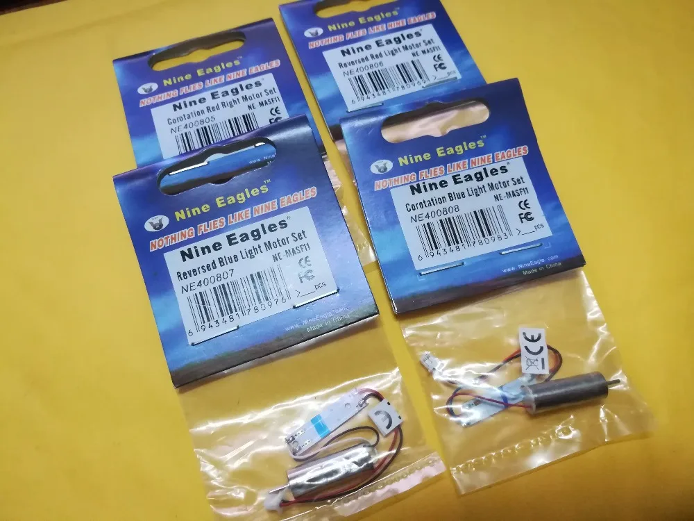 Nine Eagles MASF11 Galaxy Visitor 2 Red/blue CW/CCW motor spare Parts | Игрушки и хобби