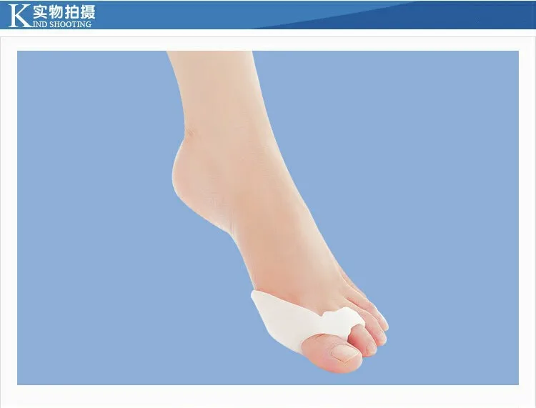 

2pcs/pair Medical silica gel toe separators gel separators silicone toe separators bunion separator
