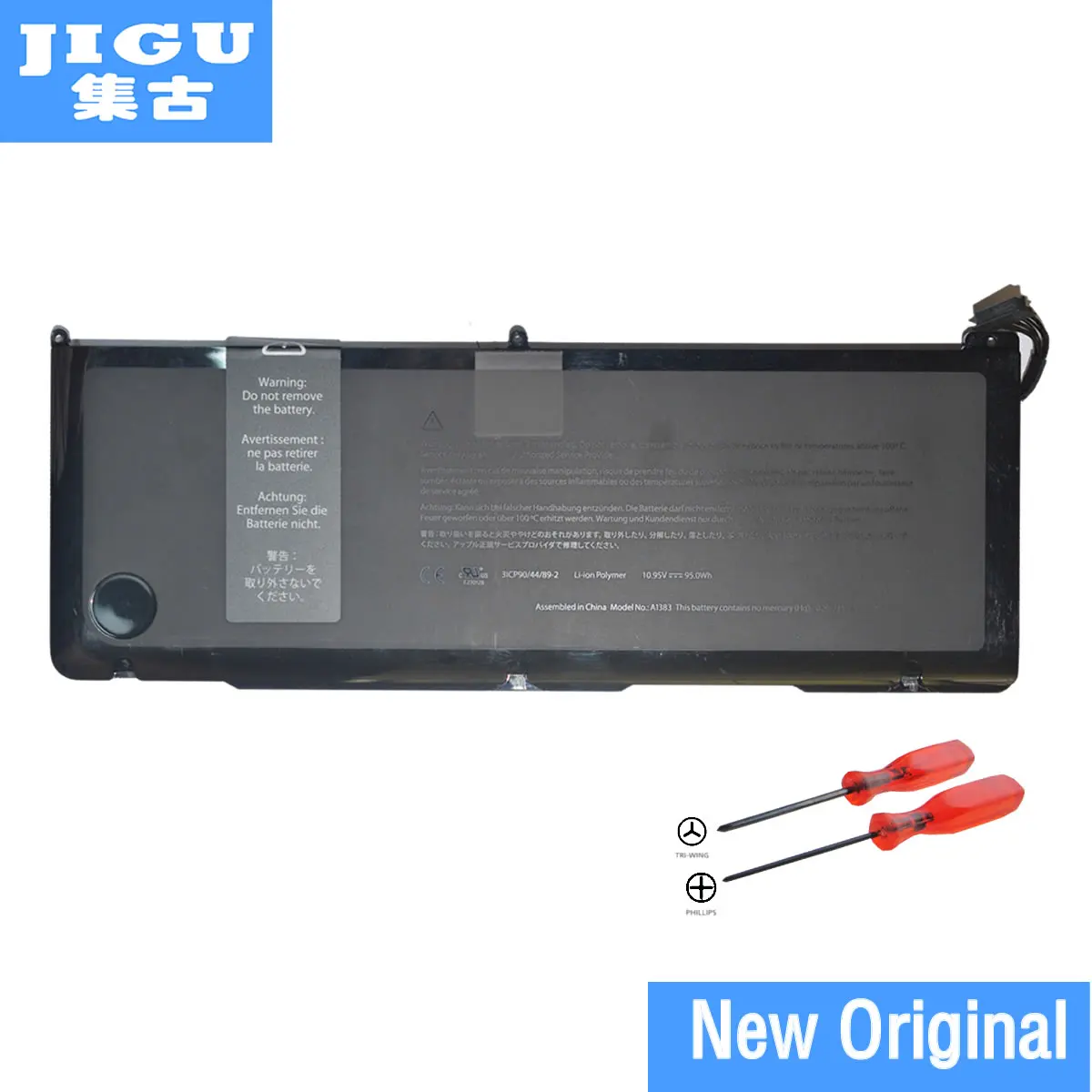 JIGU Бесплатная доставка A1383 Оригинальный аккумулятор для ноутбука APPLE MacBook Pro 17