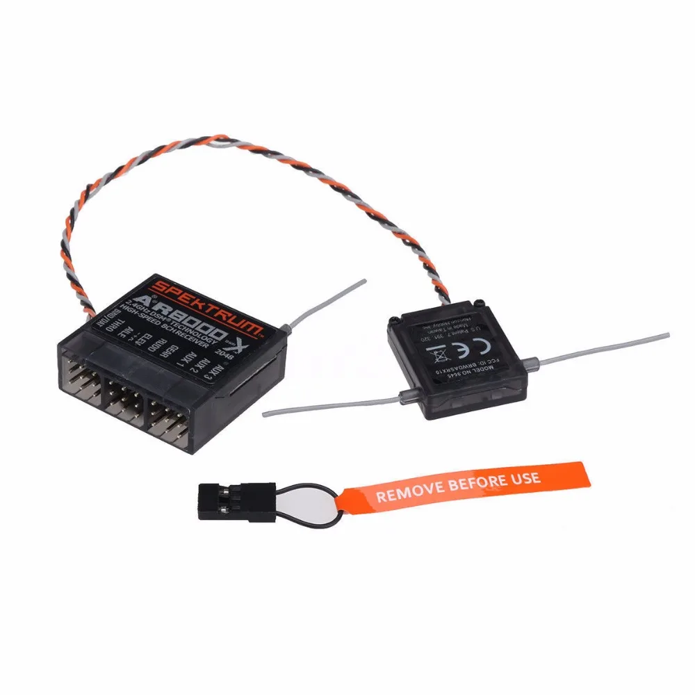 

Spektrum AR8000 8CH DSMX High-speed Receiver with Extended Antenna for RC helicopter multicopter