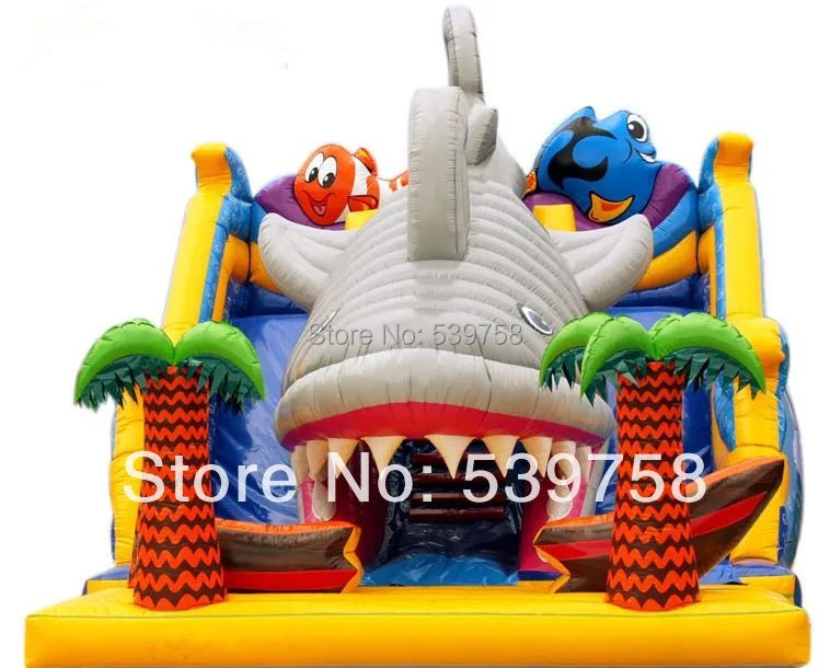 

The latest inflatable slides, inflatable castles, Inflatable Bouncer,The shark slide