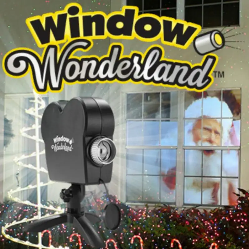 

Home Use Practical Halloween Window Projector Festival Black Projection Light UK/US/EU/AU plug