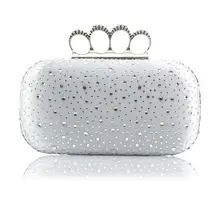 Горячая Бриллиантовая кольцевая сумка европейский и американский тренд панк ветровое кольцо Дамская клатч сумка жесткая оболочка дамская сумка HS061