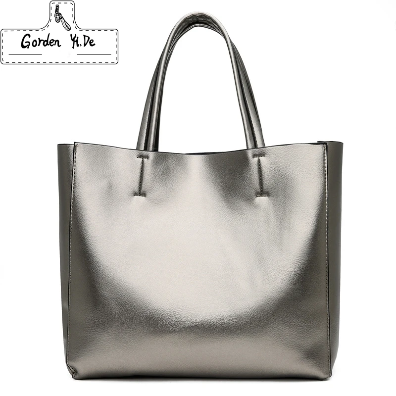 

Luxury Women Designer Handbag Silver Portable Bucket Ladies Tote Shoulder Sac A Main High Quality Brand Satchel Bag Bolsos Mujer