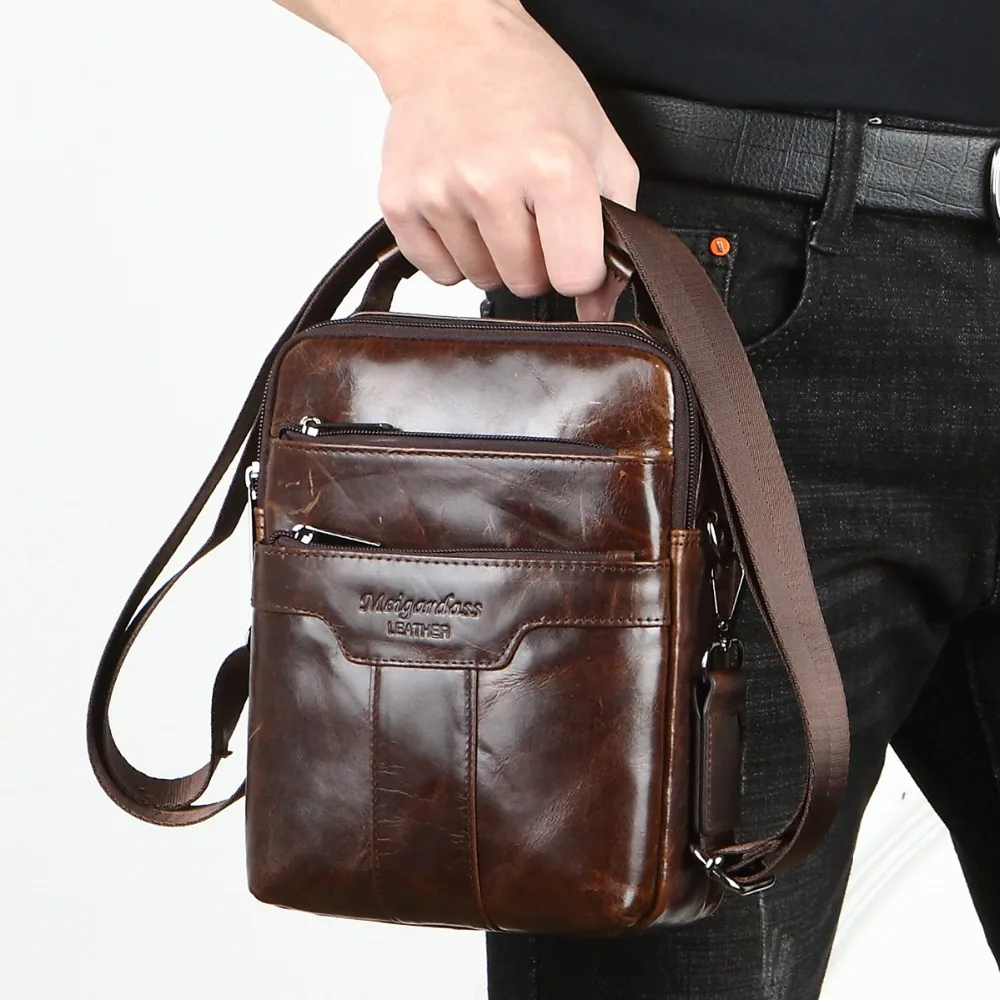 MEIGARDASS стиль сумки-почтальонки из натуральной кожи для мужчин маленькая сумка на плечо мужские сумки