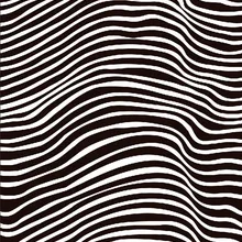 LEO& LIN черно-белая изогнутая Зебра шифон евклидовая пряжа воздушный слой цифровая печать пятнистая ткань 50 см