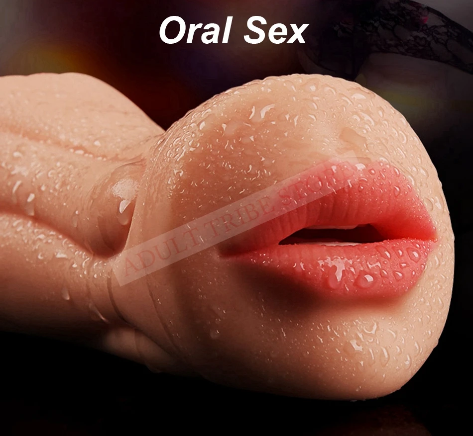 Реалистичная оральная 3D Глубокая глотка с зубами языка Девичья искусственная