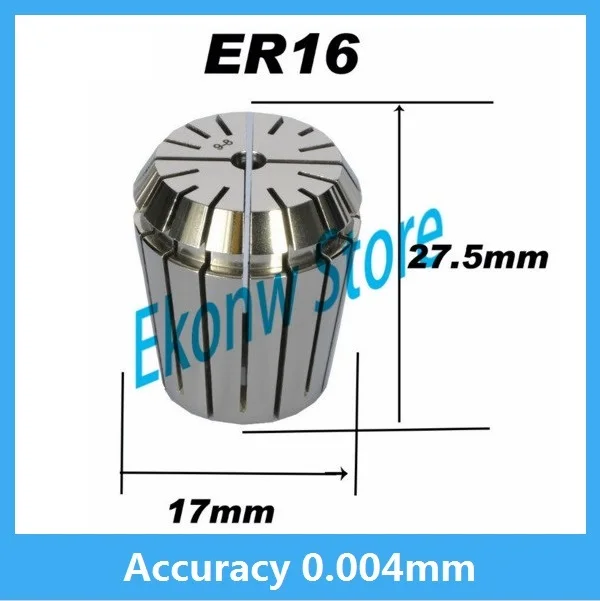 High precision ER16 Accuracy 0.004mm Spring Collet For CNC Milling Machine Engraving Lathe Tool Free Shipping | Инструменты