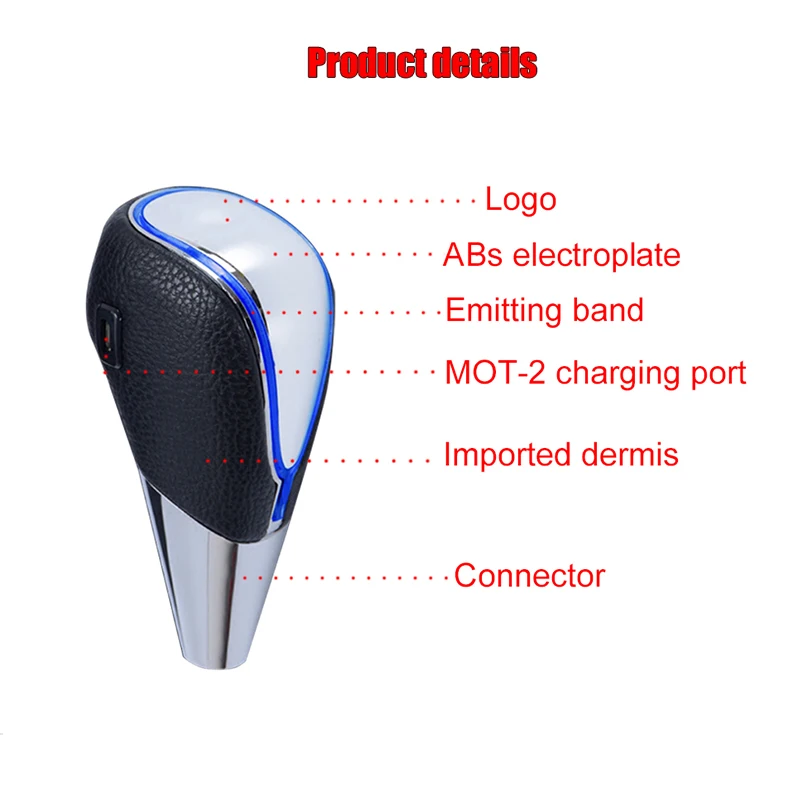 Zdparts автомобиля Шестерни ручка переключения Touch Сенсор яркие светодио дный Light 5/6 Скорость для hyundai Solaris Tucson I30 IX35 I20 акцент Fe