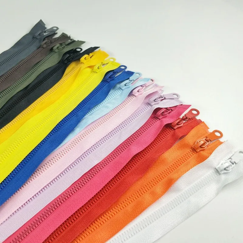 HL 5# 70CM 1pc/5pcs Lots Colors Open-Ended Resin Zippers Garment Home Textile Sewing Accessories DIY Crafts
