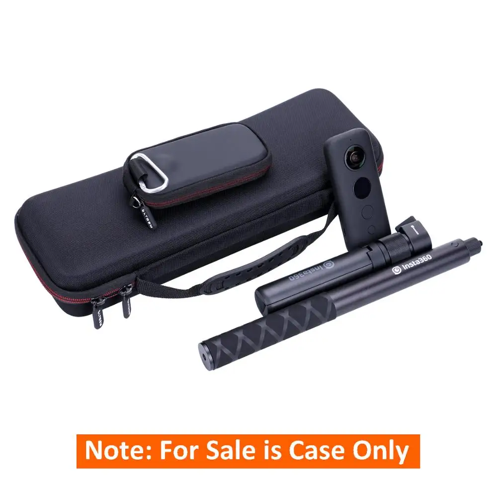 LTGEM EVA Black Hard Carrying Case for Insta360 ONE X 360 Action