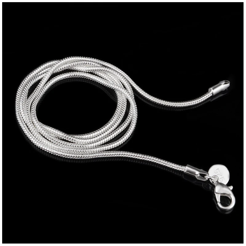 

56cm 2mm snake chain necklace gift Length (inches):22 Inches