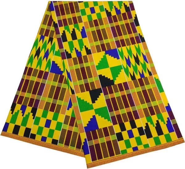 Не хлопок! Анкара ткань Африканский Воск принты ткань африканская ткань для лоскутов 6 ярдов полиэстер ткань нигерийский воск DL-A2 - Цвет: 6
