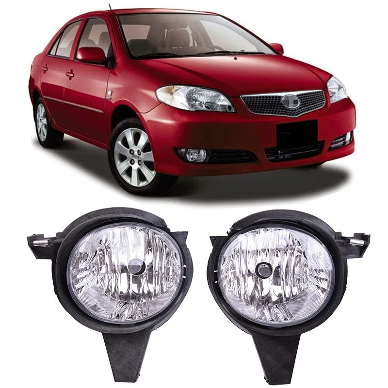 

CAPQX Car Styling Fog Lamp Fog Light Front Driving Light Lamp 81220-0D061 81210-0D061 For VIOS SOLUNA VIOS SCP4 2006 2007 -