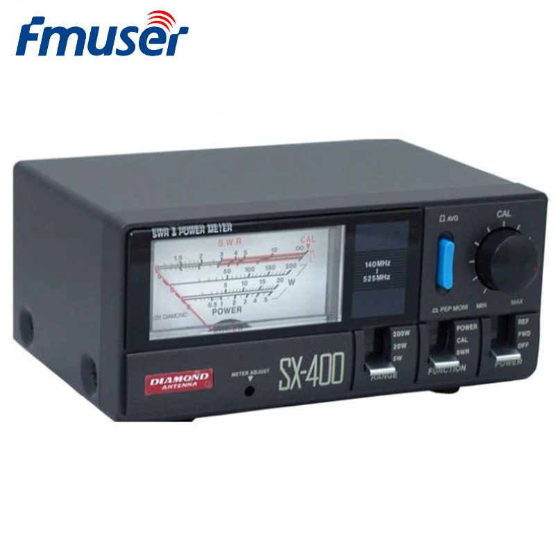 

FMUSER SX-400 400W Power Meter Original Japan Diamond SWR Power Meter Electornic Meter 140-525MHz