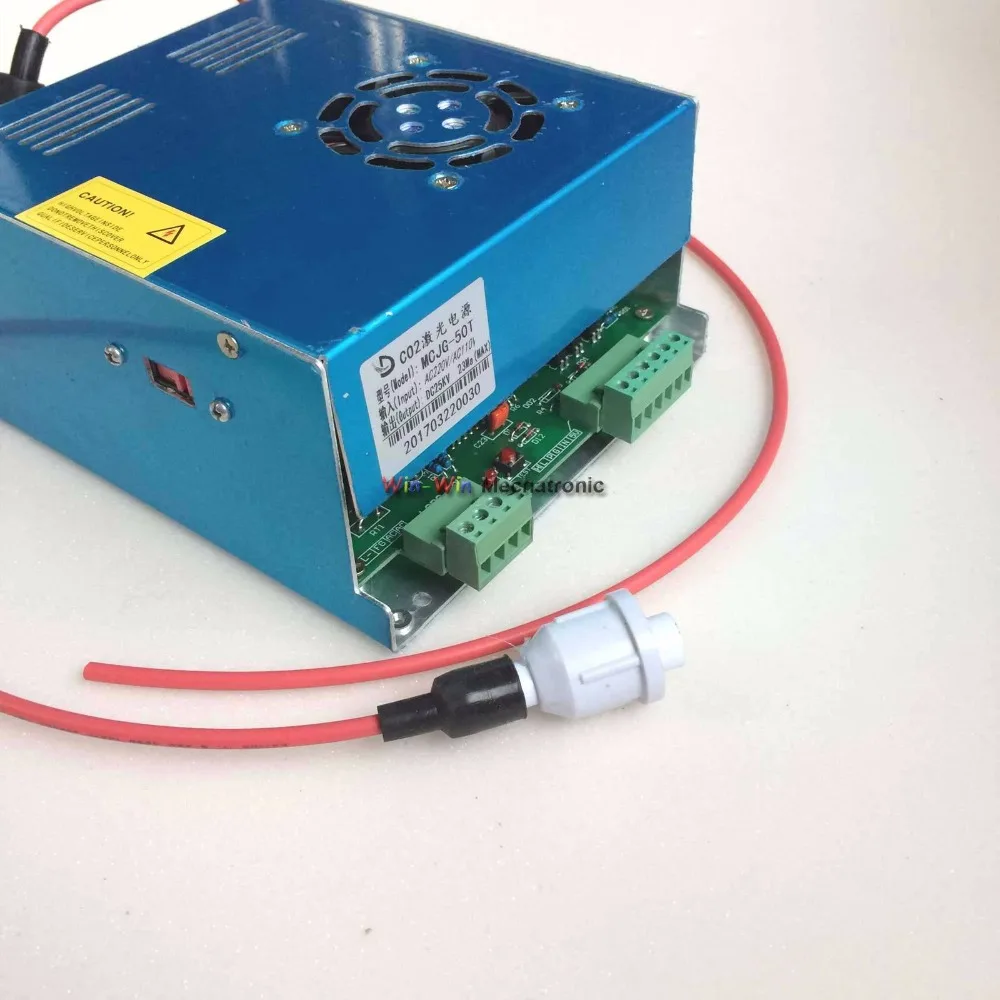 35 W 40 W 50 W Co2 Potenza Del Laser Di Alimentazione Per Co2 Laser Engraver Cutter Myjg-50 Mcjg-50