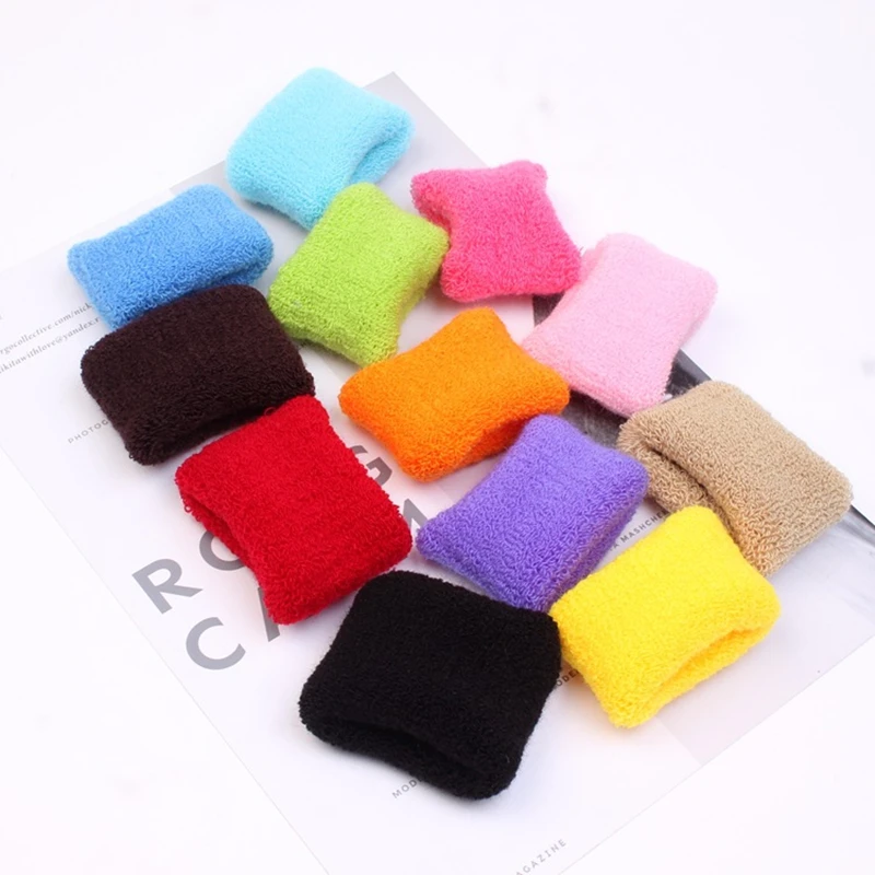 12Pcs Women Elastic Hair Bands Solid Candy Color Hair Rope Scrunchy Towel Ring Roop Hair Hoop Cute Headdress Hair Accessories
