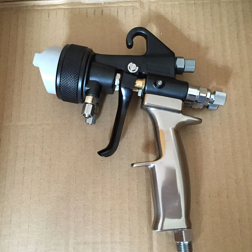 SAT1205 chrome spray paint for metal air brush spray gun dual action