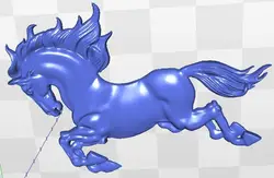 Horse_17 3D модель для ЧПУ в файл STL