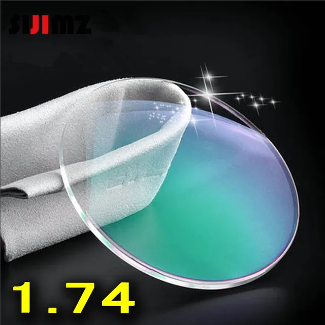 High Index Lenses 1.74 Lenses Aspheric Lens Myopia astigmatism Prescription Lenses Eye Clear