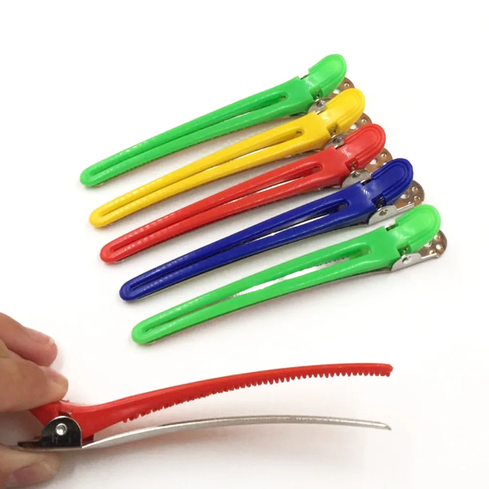 

5pcs Hot Sale Colorful Hairdressing Salon Sectioning Hair Clip Hairdresser Accessories Hairdressing Clamps Hair Styling Grip
