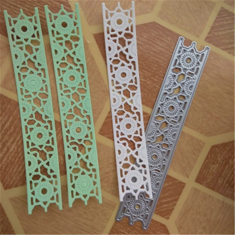 

143x25mm Pierced Border Metal Cutting Dies Decor Scrapbooking Craft Die Cut For Diy Embossing Paper Cards Stencils