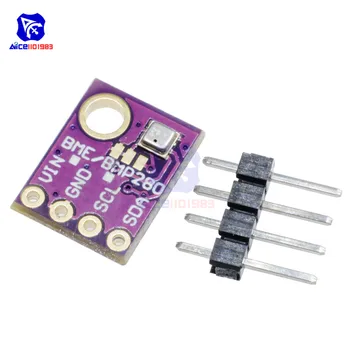 

BME280 Digital Sensor Temperature Humidity Barometric Pressure Sensor Breakout Module Board GY-BME280 I2C IIC SPI Interface 5V