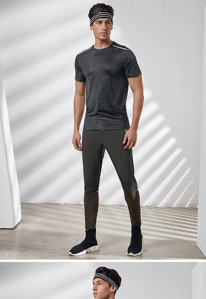 Футболка Homme Running для мужчин дизайнерские быстросохнущие футболки для бега Slim Fit Топы футболки спортивные мужские фитнес тренажерный зал