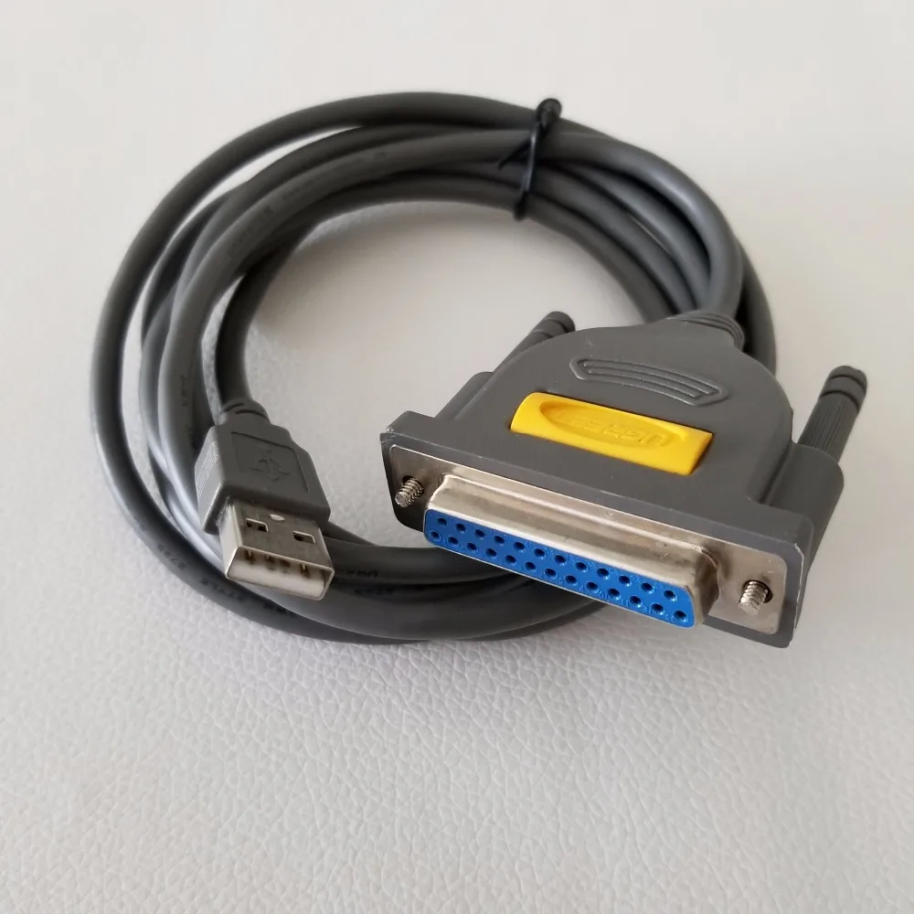 DB25 25Pin to USB Parallel Port Print Data Extension Cable Female to