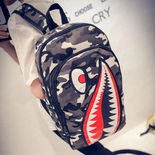

Super quality Children Fashion Shark Backpack Cute Backpacks Boy's Travel Bags School Bag Free shipping