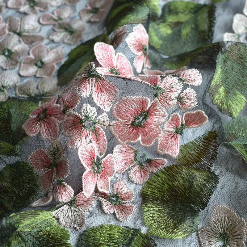 5 ярдов/упаковка кружевная ткань с компьютерной вышивкой|fabric for wedding dress|fabric forfabric |