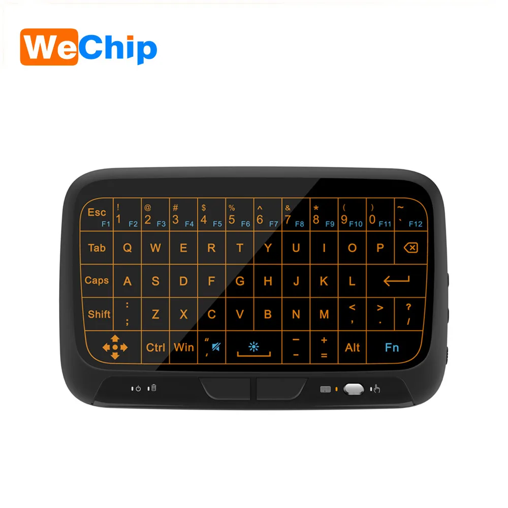 Новинка беспроводная воздушная мышь WeChip H18 с полной тачпадом мини клавиатура 2 4