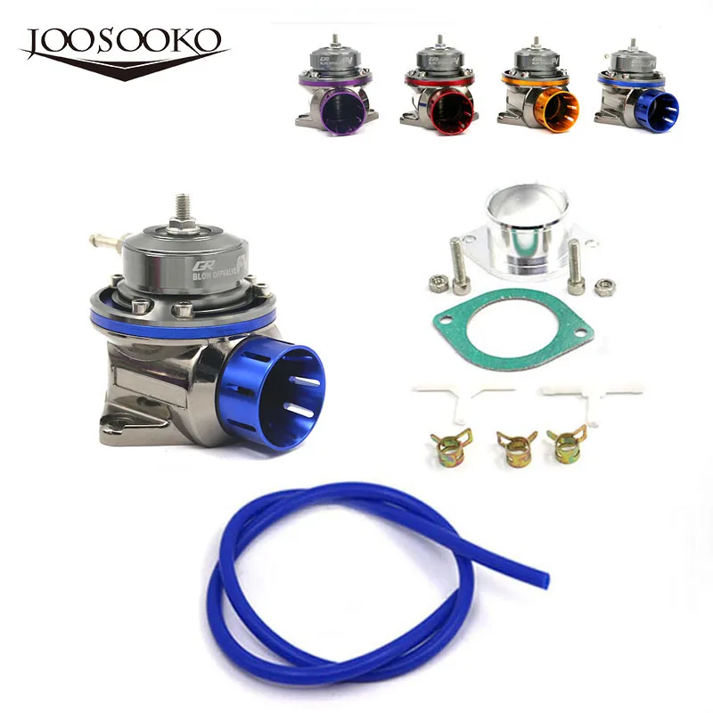 SR-Universal-40mm-Type-FV-Adjustable-30PSI-Turbo-Boost-Blow-Off-Valve-BOV-With-Logo-And