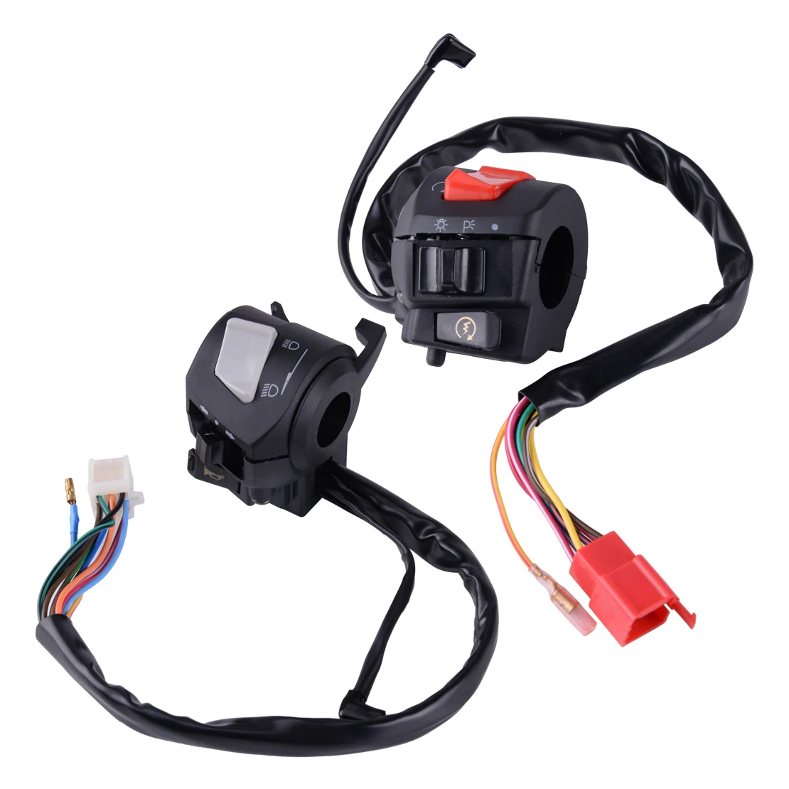 Accesorios del interruptor de arranque eléctrico del faro de la señal de giro del manillar de la motocicleta de 7/8 \ Accesorios del interruptor de arranque eléctrico del faro de la señal de giro del manillar de la motocicleta de 7/8 \