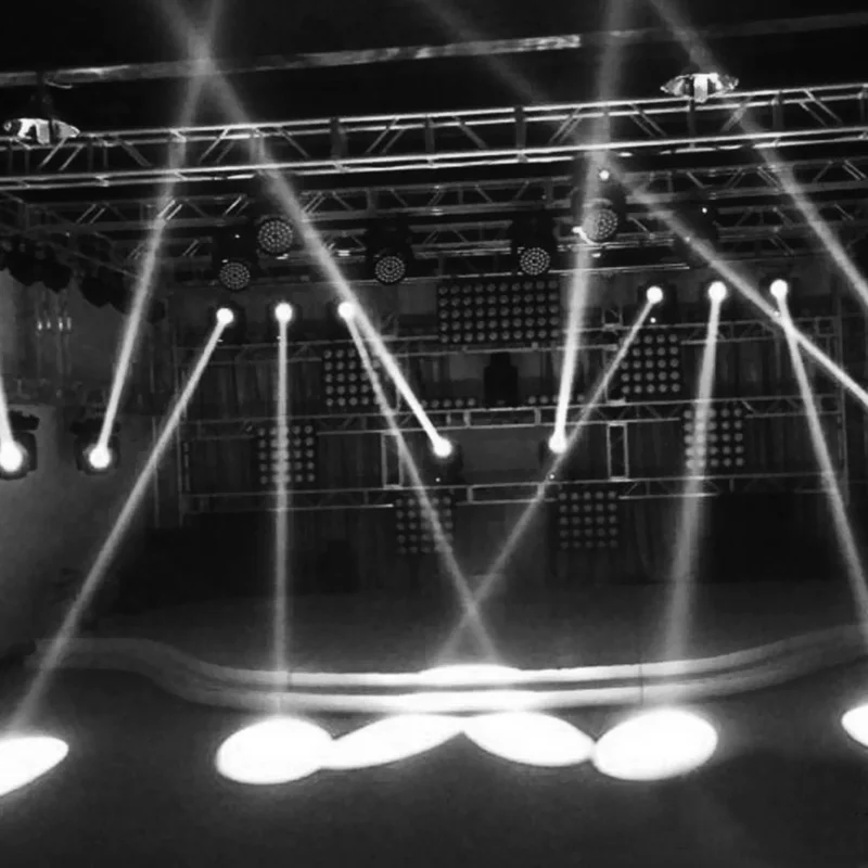 Billig 3W LED Mini Rampenlicht Strahl Licht Spiegel Kugeln Bühne Beleuchtung für KTV DJ DAG schiff