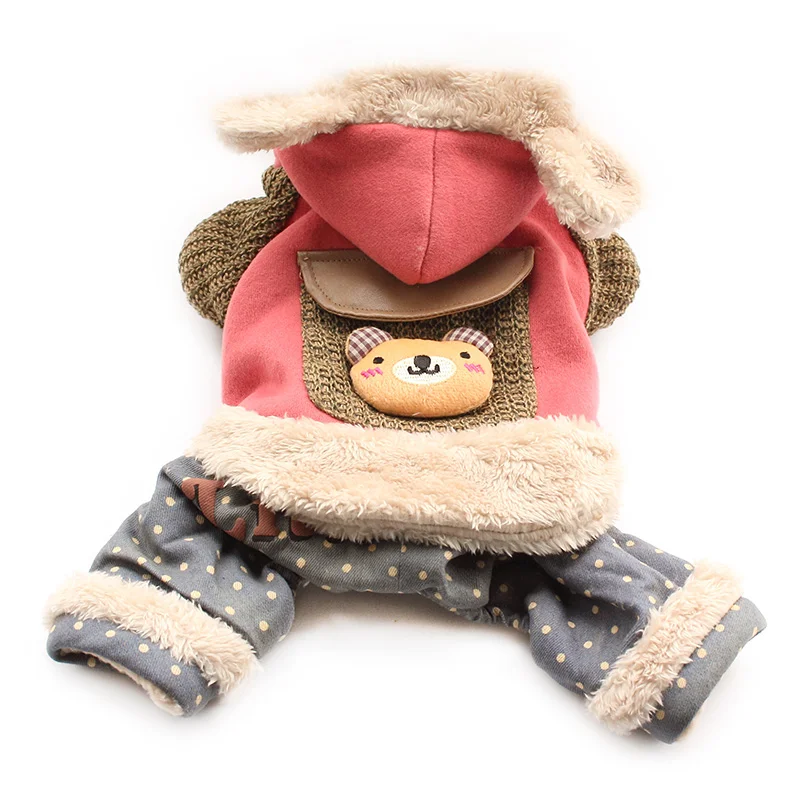 Günstig Armi shop Personalisierte Stricken Tasche Warme Vier Fuß Hund Strampler Winter Hund Overalls 6141034 Haustier Kleidung Liefert