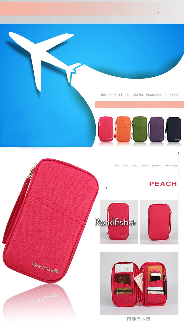 Passport storage bag pocket 7