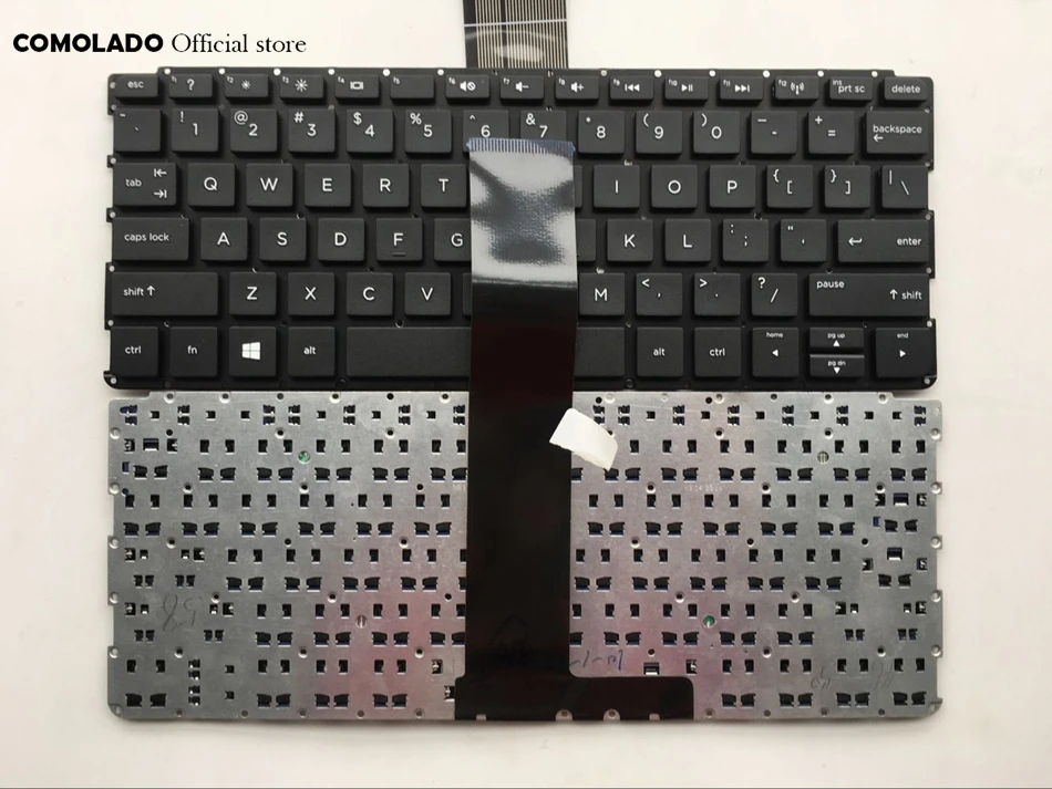 US English Keyboard For HP PAVILION 10-E black without frame keyboard US Layout