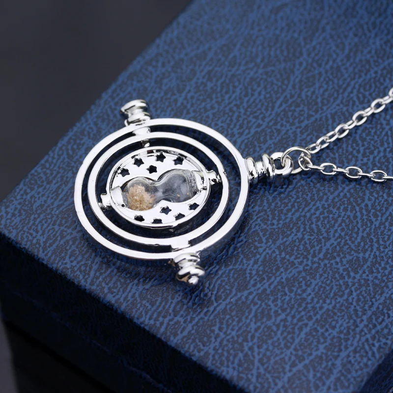 Винтажное вращающееся ожерелье Horcrux Time Turner, конвертер времени, кулон времени, ожерелье для женщин, мужчин, аксессуары для женщин