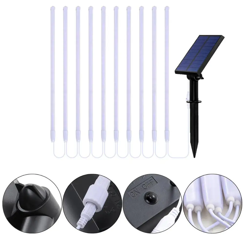 

Solar light LED meteor lamp outdoor waterproof landscape lamp, tree ornament, decorative color lamp