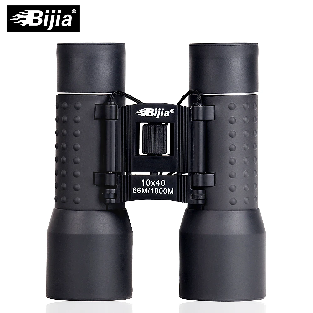 BIJIA 10x40 бинокль широкоугольный HD охотничий бинокль телескоп открытый путешествия охота складной очки
