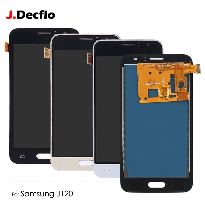 

For Samsung Galaxy J120 2016 J120F J120H J120M LCD Touch Screen Digitizer Assembly Replacement Adjustable Brightness 4.3'' 4.5''