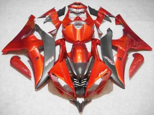 

Injection mold Fairing kit for YAMAHA YZFR6 08 09 10 12 15 YZF R6 2008 2009 2012 2015 ABS Orange black Fairings+7gifts YD12