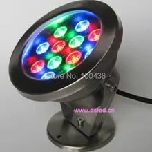 IP68, нержавеющая сталь, 12 W RGB Светодиодный светильник для бассейна, RGB подводный светодиодный свет, хорошее качество, 12X1 Вт, работающего на постоянном токе 12 В, DS-10-12-12W, подходит к dmx