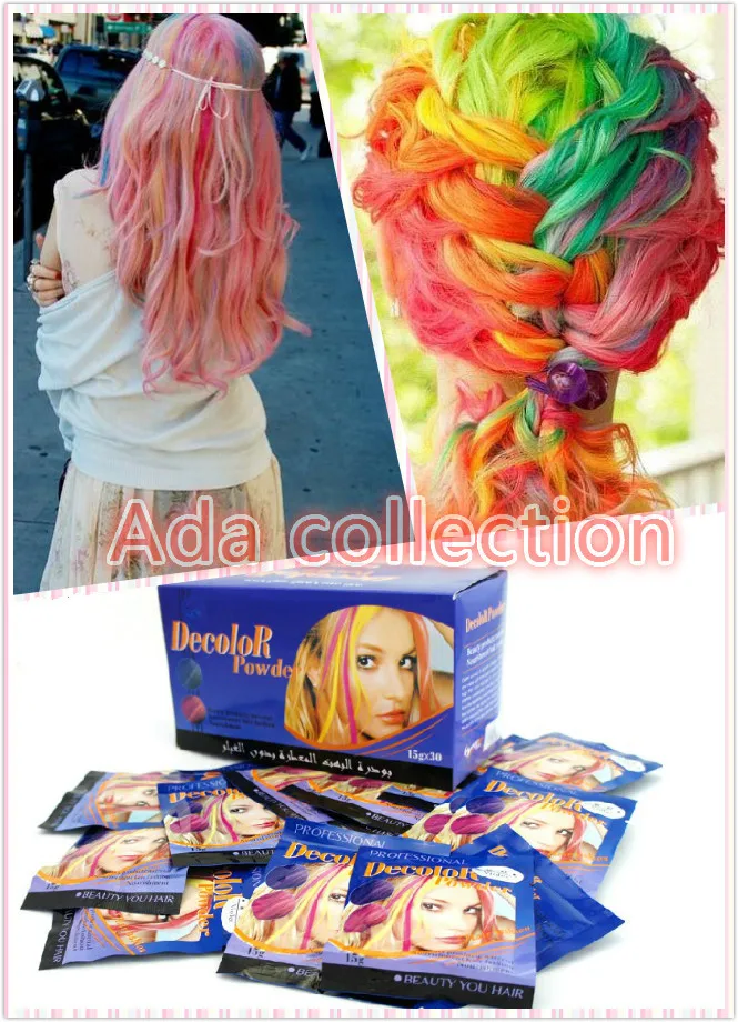 Semi Permanent Hair Dye salon hair coloring bleaching cream color rinse