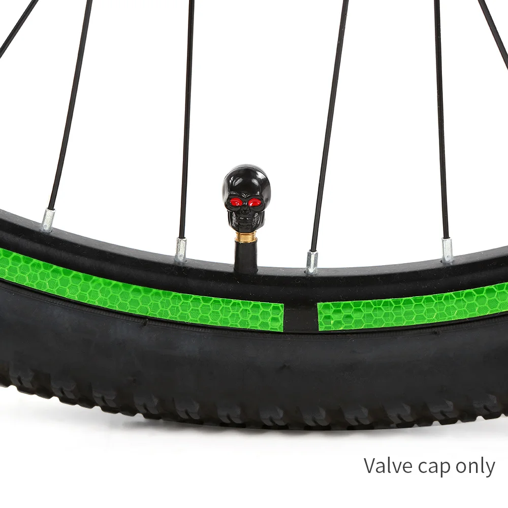 4Pcs Bicycle Valve Caps Cool Shaped Air Valve Caps Tyre Valve Dust