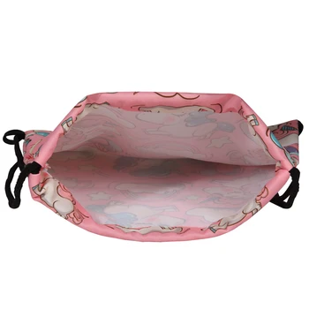 3D Printing Pink Unicorn Drawstring Bag and Cosmestic Bag