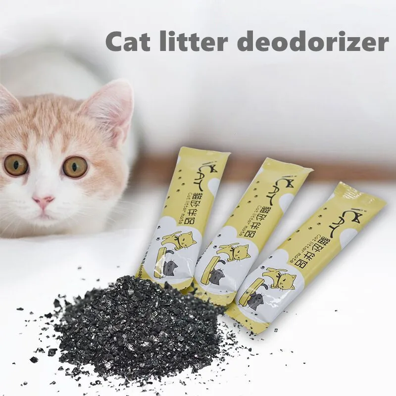Improved Activated carbon cat litter deodorizer pat cleaning products