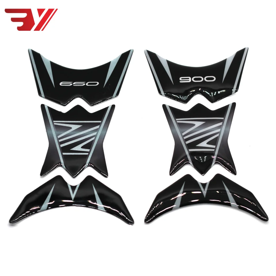 Motorcycle Accessories 3D Tank Pad Protective Decal Sticker For Kawasaki Z650 Z900 z650 z900 2017 2018