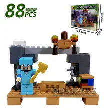 Minecraft Legoings My World Block Zombie Steve Wither building model kits Toy Action Figure Toys For Children Figures Minecraft Legoings My World Block Zombie Steve Wither building model kits Toy Action Figure Toys For Children Figures